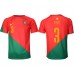 Billige Portugal Pepe #3 Hjemmebane Fodboldtrøjer VM 2022 Kortærmet
